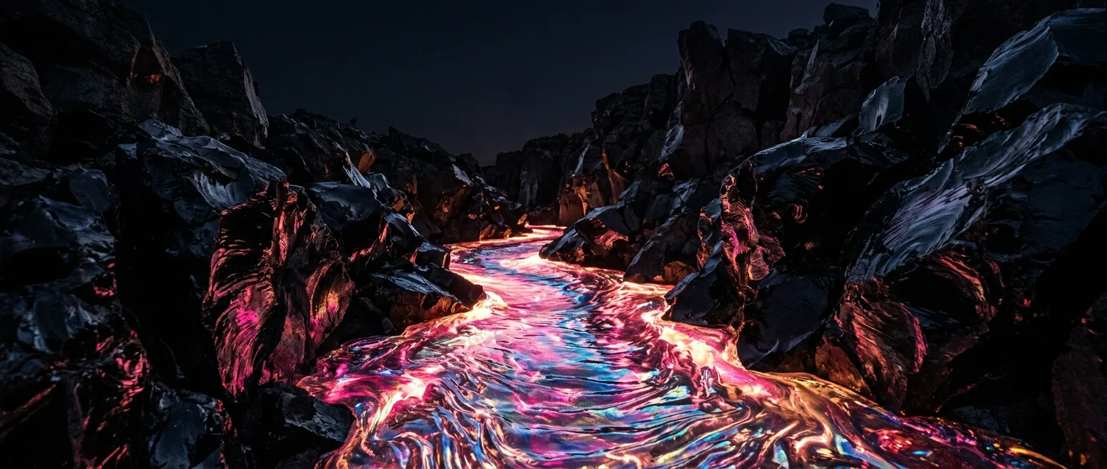 Liquid Glass River